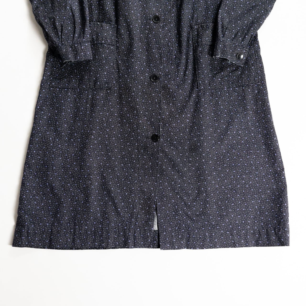 1950s "French Vintage" Black Dot Atelier Work Coat