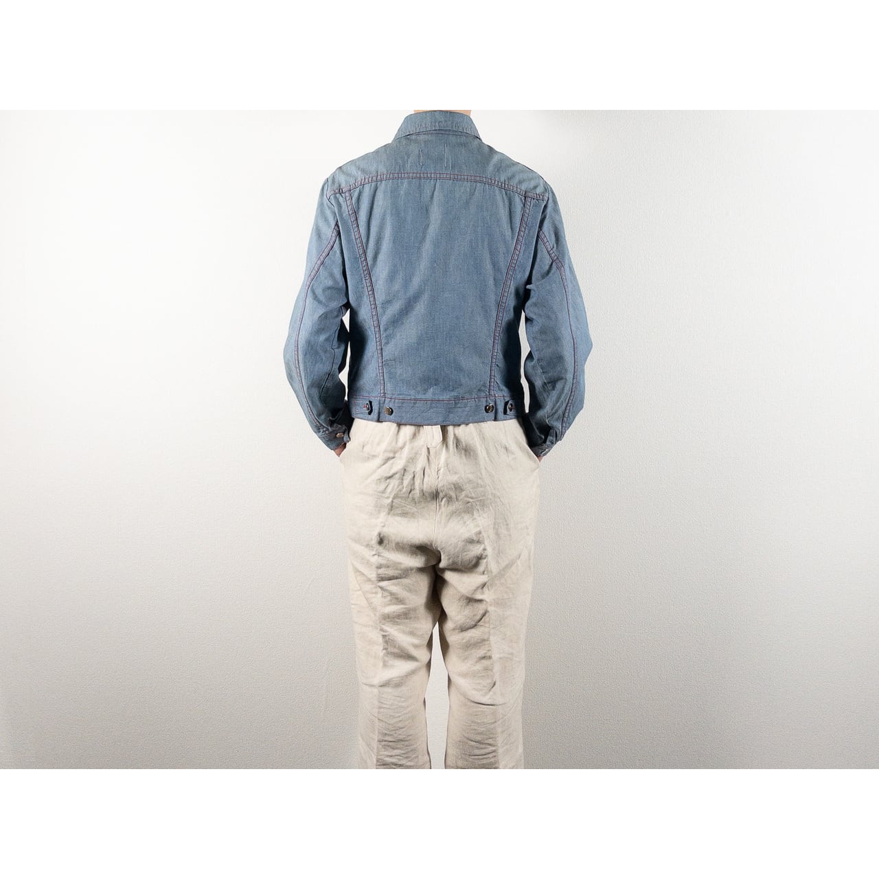 1970s "MAVERICK" Light Blue Chambray Jacket