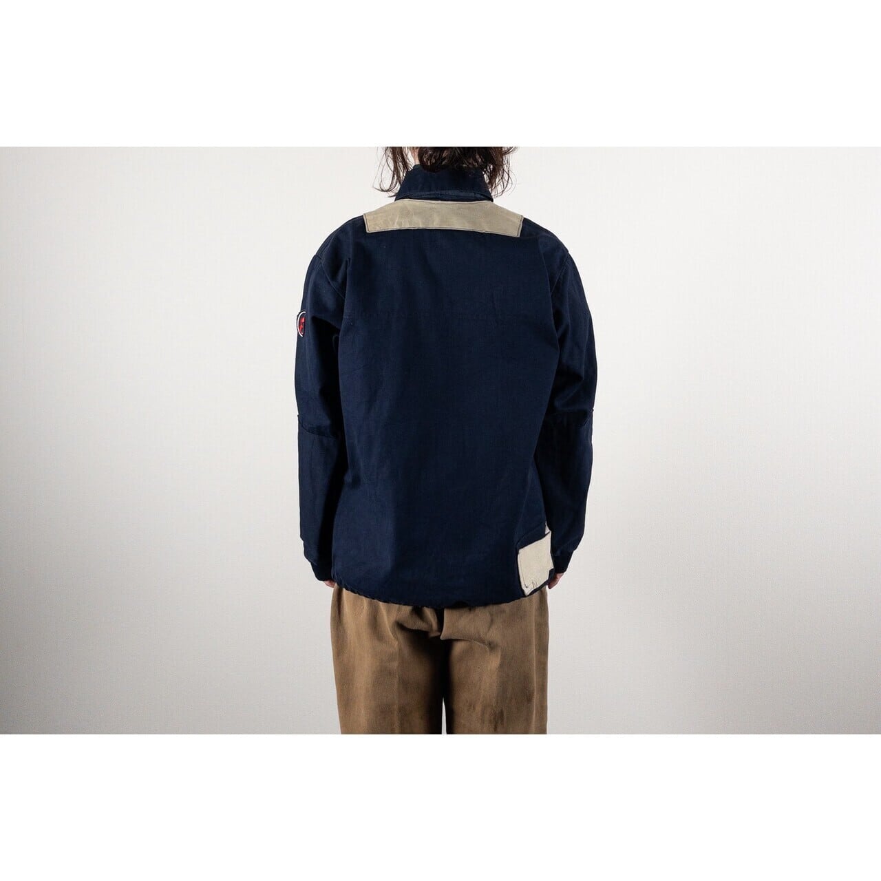 1970s "EIDER" French Blue Cotton Ski Jacket