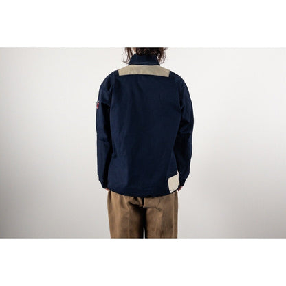 1970s "EIDER" French Blue Cotton Ski Jacket