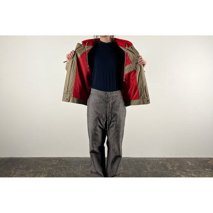 1980s "North Country" Khaki Cotton Sport Jacket