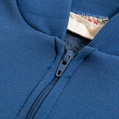 1970s "French Vintage" Blue Track Jacket