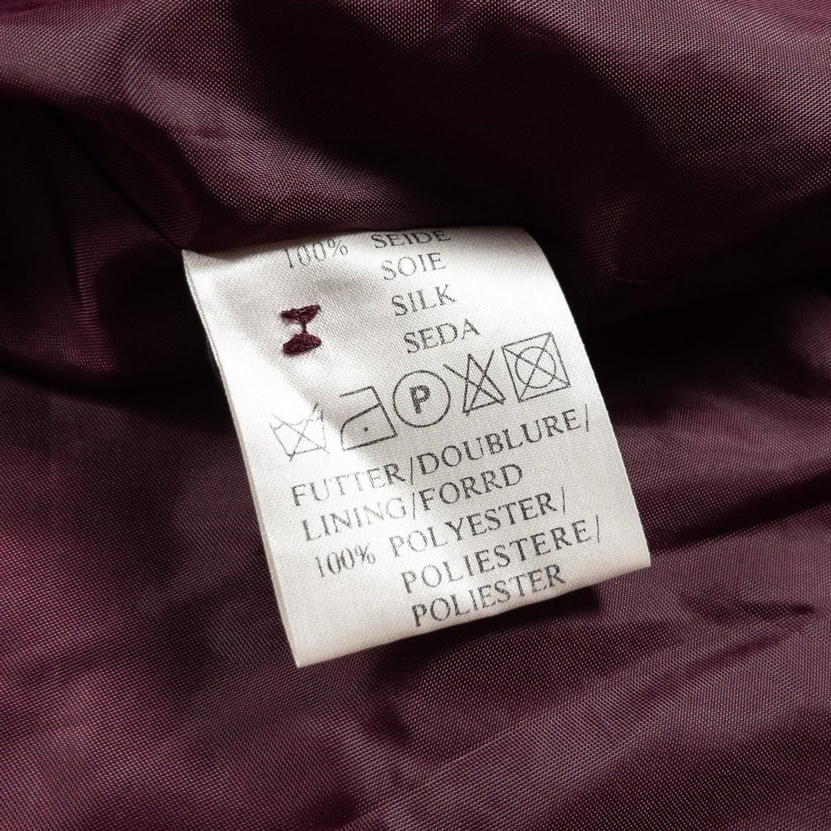 1980s "SILKS" Burgundy & Pink Silk Bomber Jacket