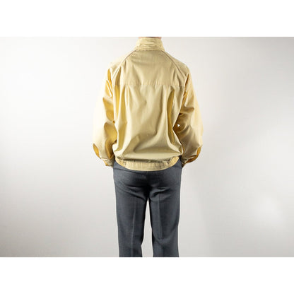 1990s "London Fog" Light Yellow Cotton Zip-Up Blouson Jacket