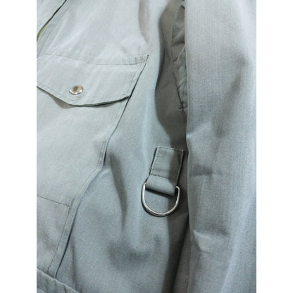 1970s "French Vintage" Khaki Cotton 4Pockets Full Zip Hunting Jacket