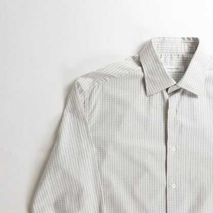 Old "Ermenegildo Zegna" Check Cotton Full Open Shirt
