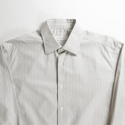 Old "Ermenegildo Zegna" Check Cotton Full Open Shirt