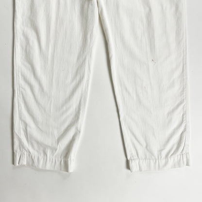 1900s "French Antique" Light Cotton White Work Trousers