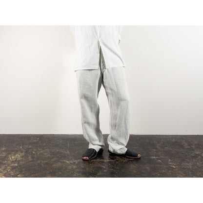 1880s "French Army" Linen Herringbone Twill Bourgeron Trousers