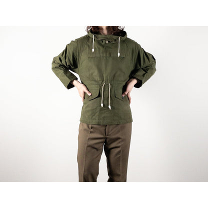 1970s "British Vintage" Dark Olive Cadet Smock