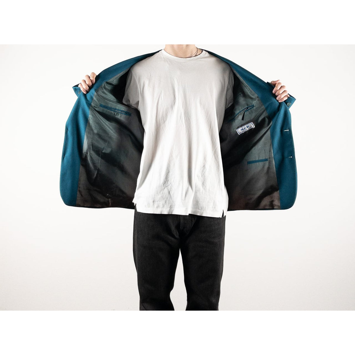 1980-90s Made in France Emerald Green Tailored Jacket