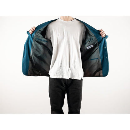 1980-90s Made in France Emerald Green Tailored Jacket