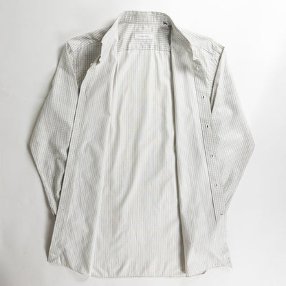 Old "Ermenegildo Zegna" Check Cotton Full Open Shirt
