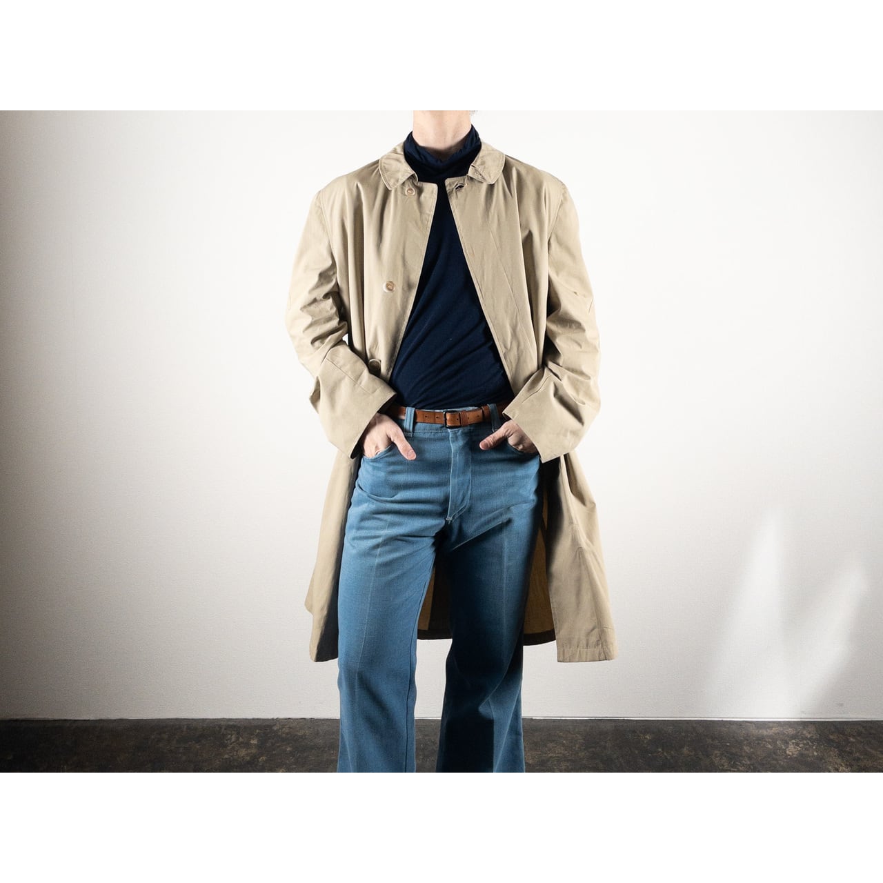 1980-90s Light Beige Single Coat