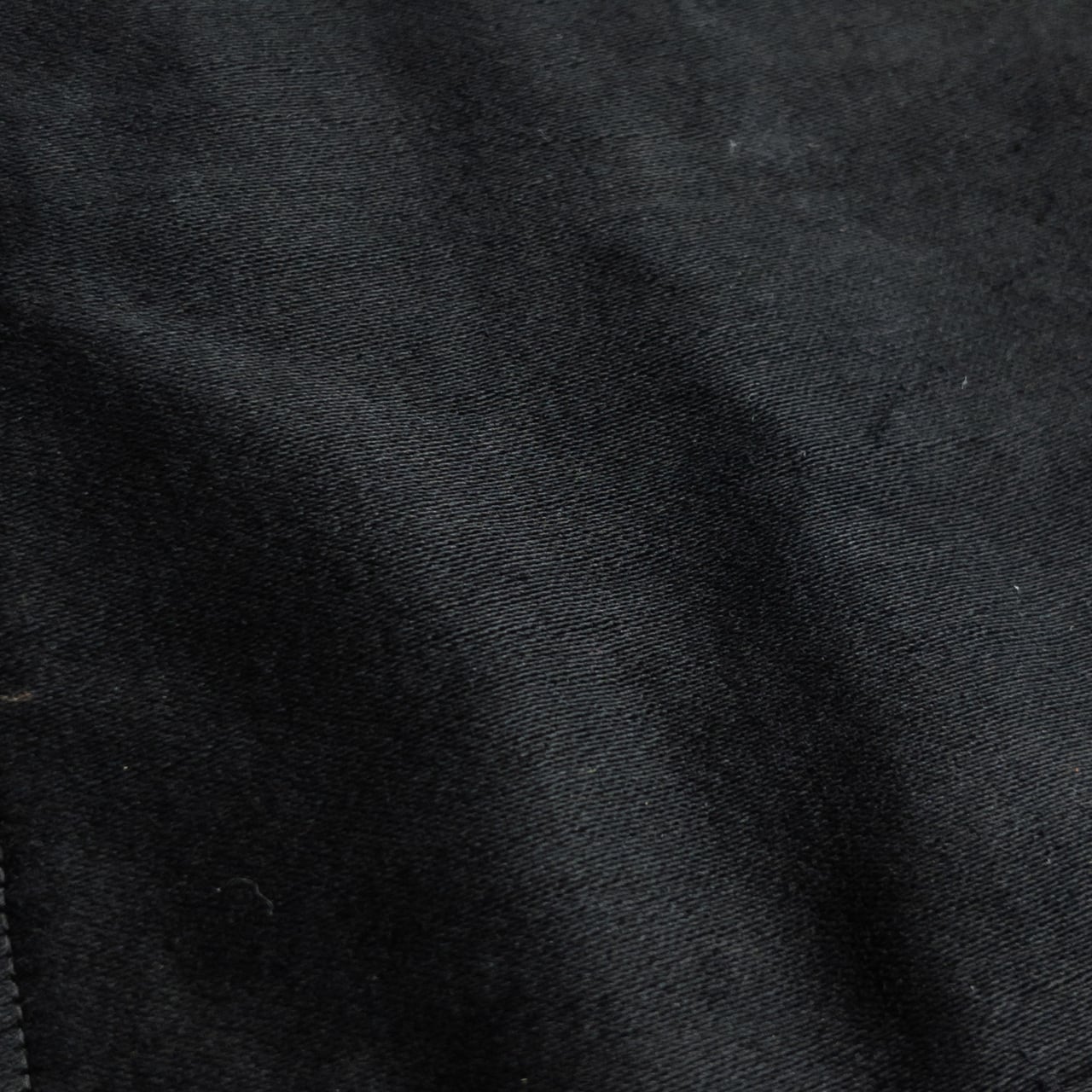 1940s "COMBET" French Black Moleskin Work Jacket with V Pockets