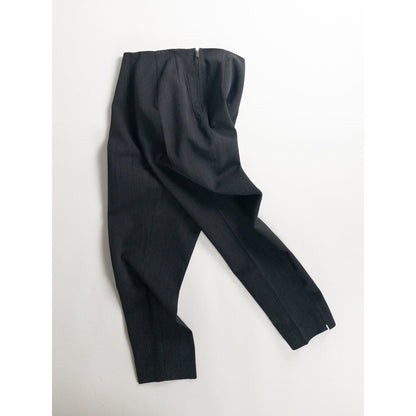 1960s "French Vintage" Gray Stripe Cotton Pique Ski Trousers
