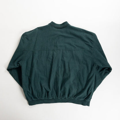 1990s "LUZ" Dark Green Cotton Anorak Pullover Jacket
