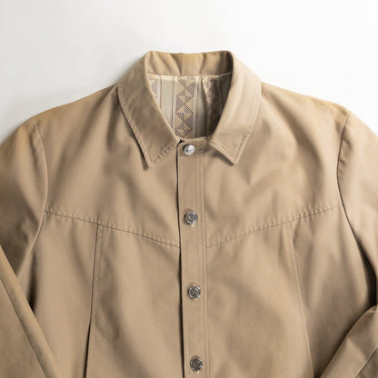 1980s "PIGEN VOYAGEUR" Beige Cotton Poly Sport Jacket