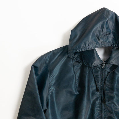 1960s "SKIDRESS" French Navy Nylon Zipper Ski Jacket