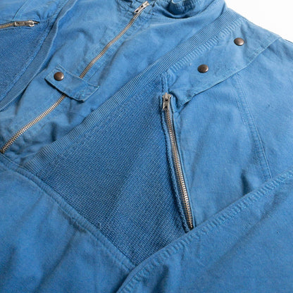 1980-90s "Euro Vintage" Light Blue Cotton Jacket