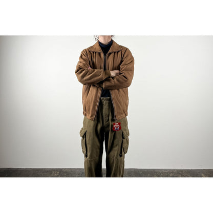 1990s "DAN CARMEL" Italian Beige Wool Sport Jacket, Dead Stock