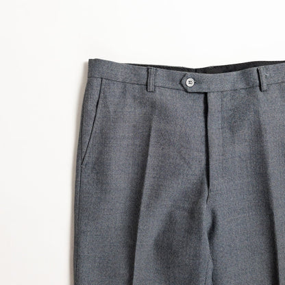 1970s "Euro Vintage" Gray Sharkskin Flare Trousers