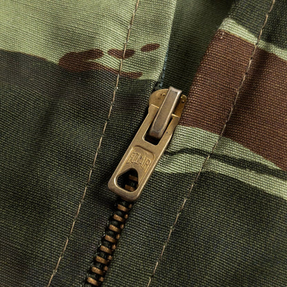 1960-70s "French Vintage" Lizard Camo Hunting Gilet, Dead Stock