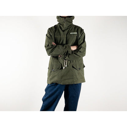 1950s "Euro Vintage" Olive Cotton Pullover Anorak Parka