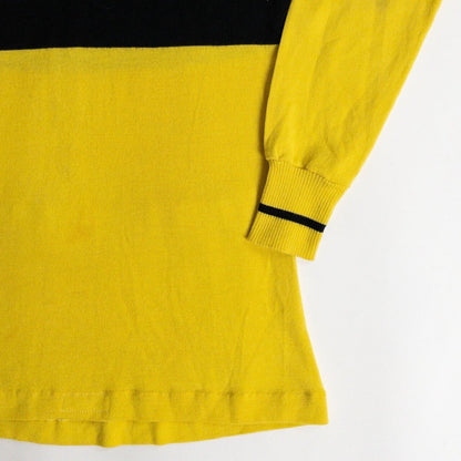 1970-80s "Au Tour de France" Yellow × Black Cyclist Knit Shirt