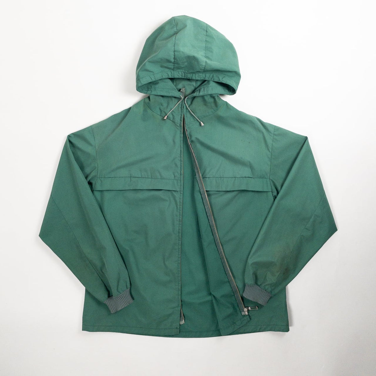1980s Made in Europe Green Full Zip Parka