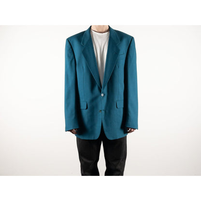 1980-90s Made in France Emerald Green Tailored Jacket