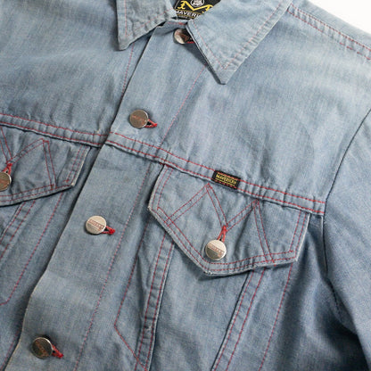 1970s "MAVERICK" Light Blue Chambray Jacket