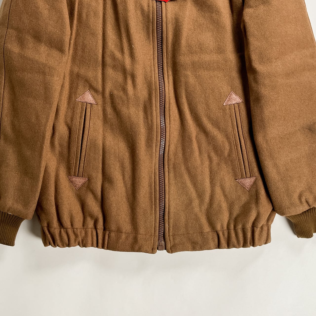 1990s "DAN CARMEL" Italian Beige Wool Sport Jacket, Dead Stock