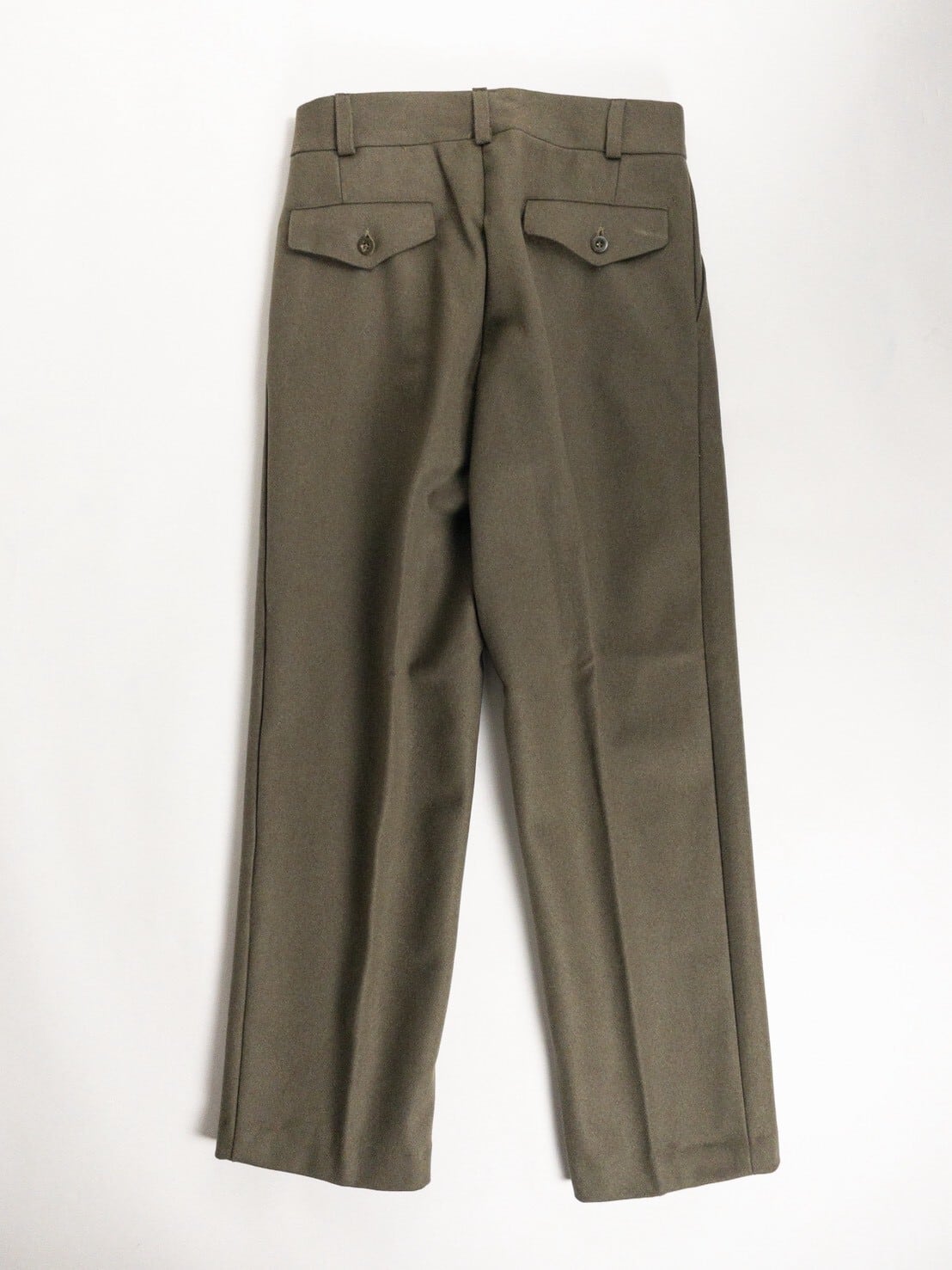 Old "Italian Army" Olive Wool 1 Tack Trousers, Dead Stock