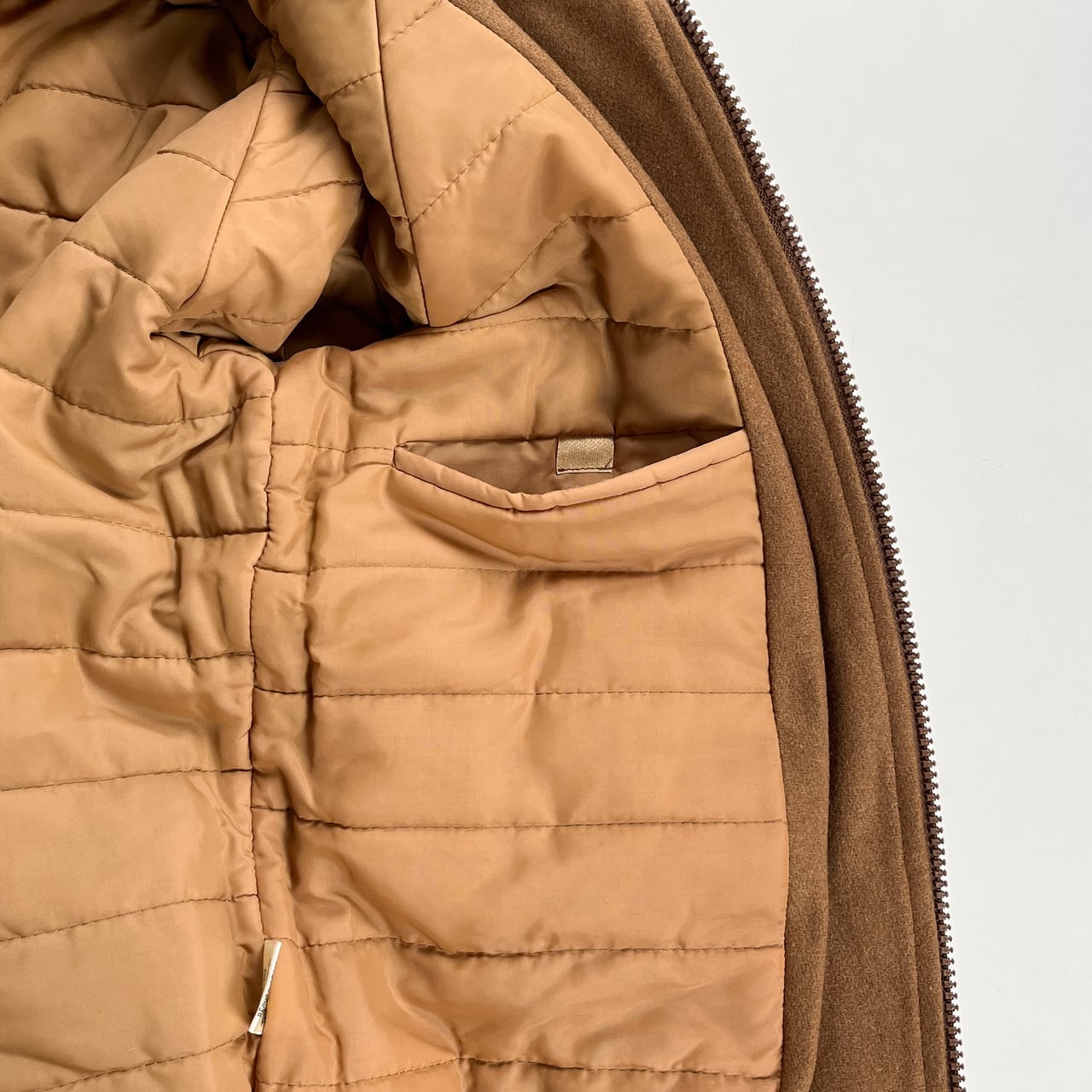 1990s "DAN CARMEL" Italian Beige Wool Sport Jacket, Dead Stock