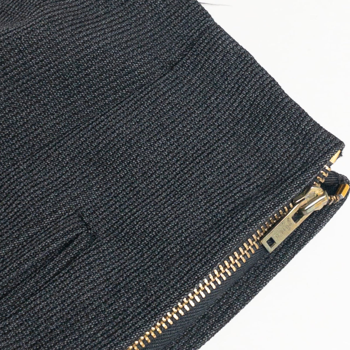 1960s "French Vintage" Gray Stripe Cotton Pique Ski Trousers
