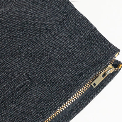 1960s "French Vintage" Gray Stripe Cotton Pique Ski Trousers