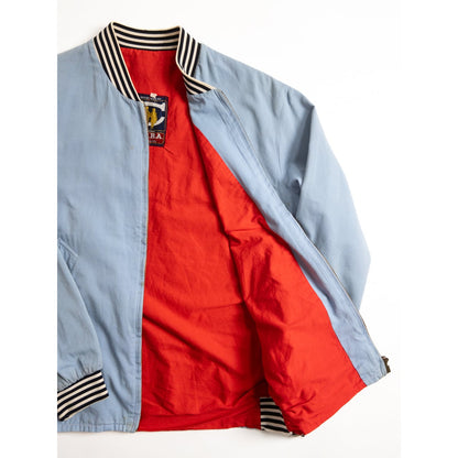 1980s "Italian Vintage" Light Blue MA-1 Jacket