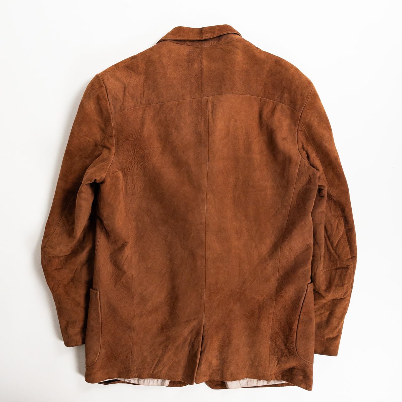 1980-90s Brown Suede Tailored Jacket