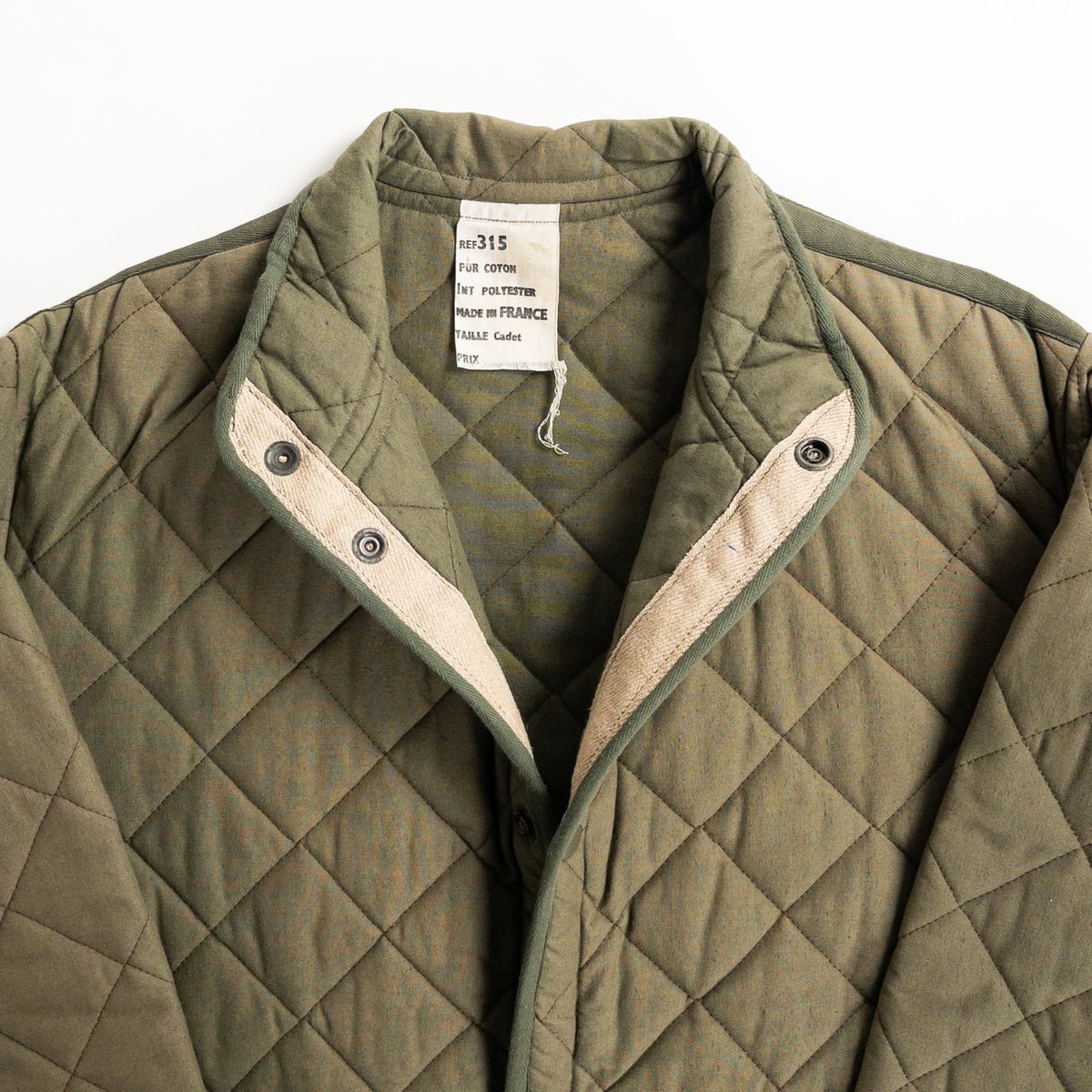 1970s French Army Quilted Jacket