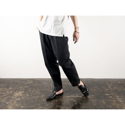 1960s "French Vintage" Gray Stripe Cotton Pique Ski Trousers