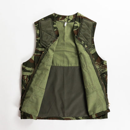 1960-70s "French Vintage" Lizard Camo Hunting Gilet, Dead Stock