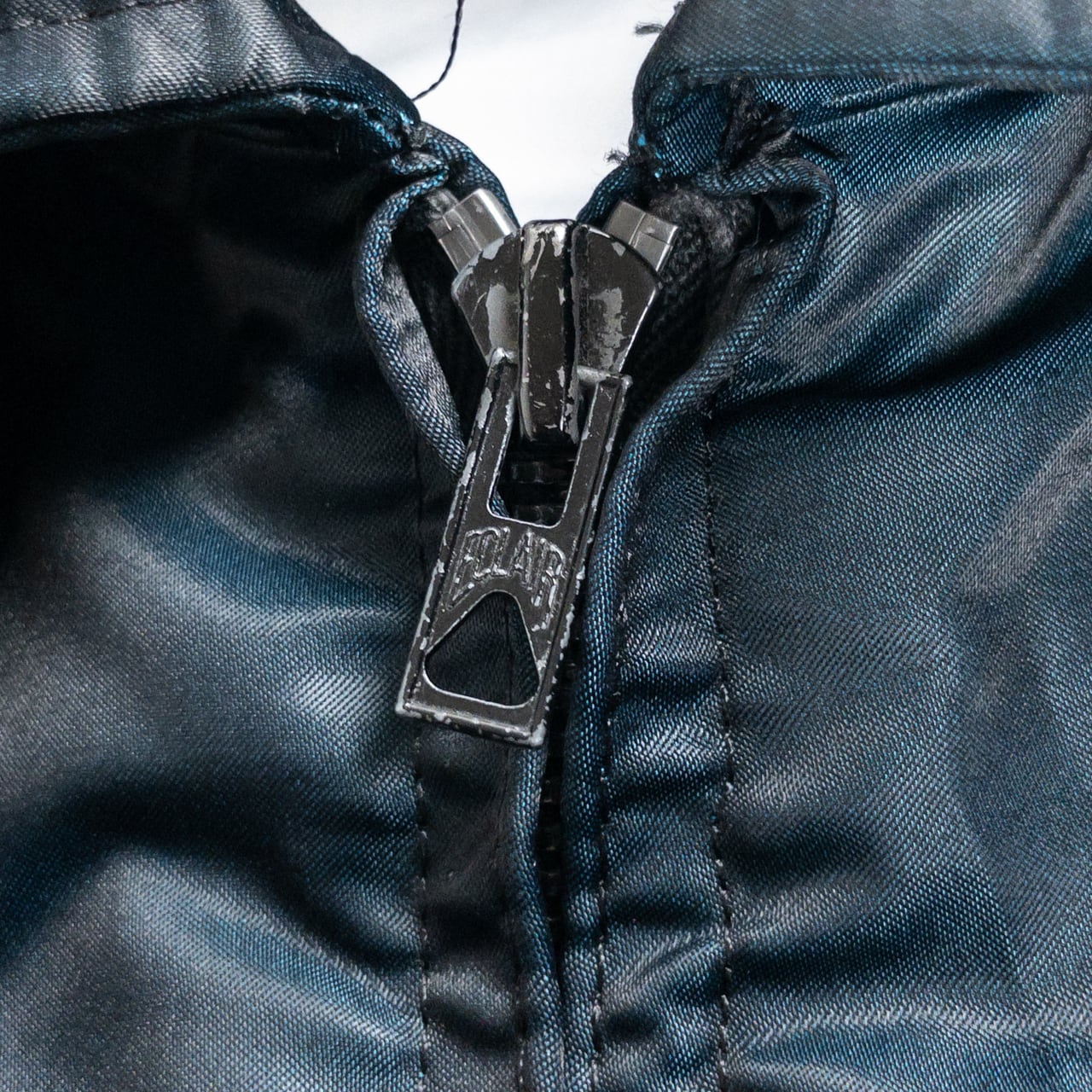 1960s "SKIDRESS" French Navy Nylon Zipper Ski Jacket