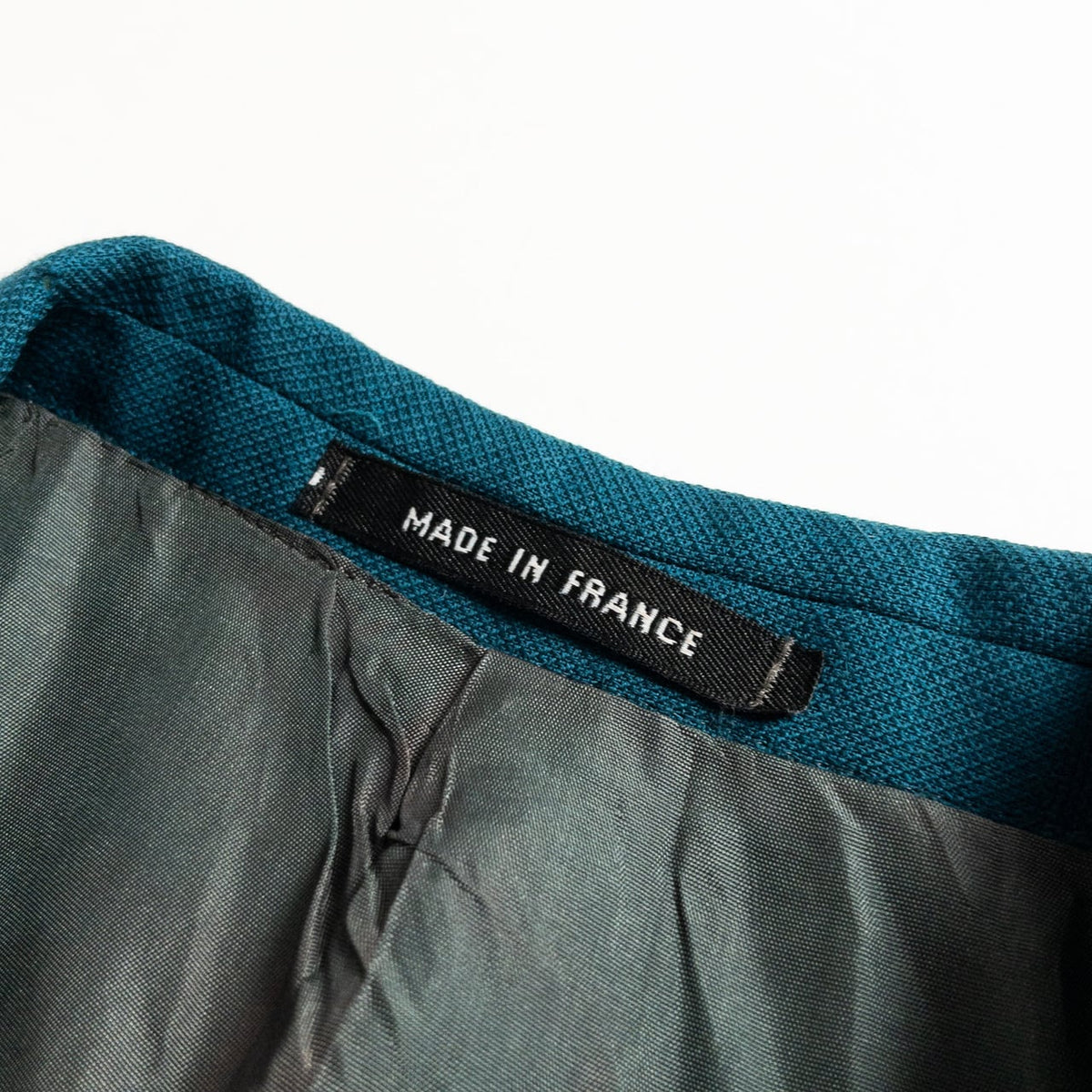 1980-90s Made in France Emerald Green Tailored Jacket