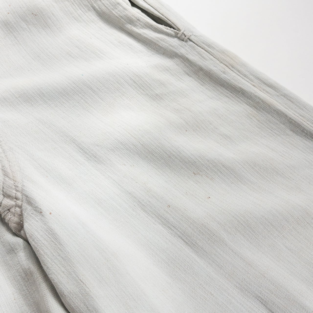 1880s "French Army" Linen Herringbone Twill Bourgeron Trousers