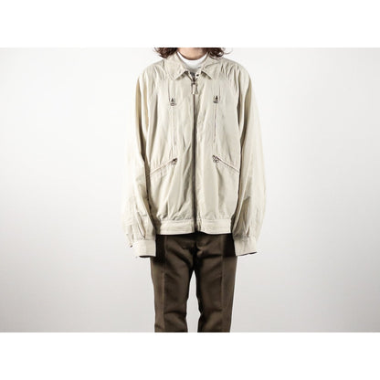 1990s "Made in Italy" Off White Cotton Sport Jacket