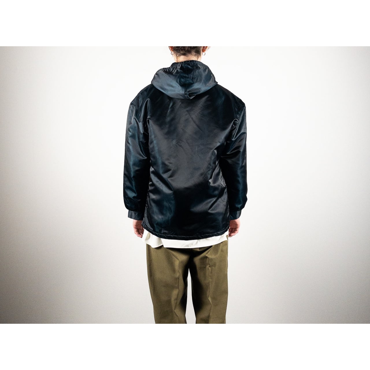 1960s "SKIDRESS" French Navy Nylon Zipper Ski Jacket