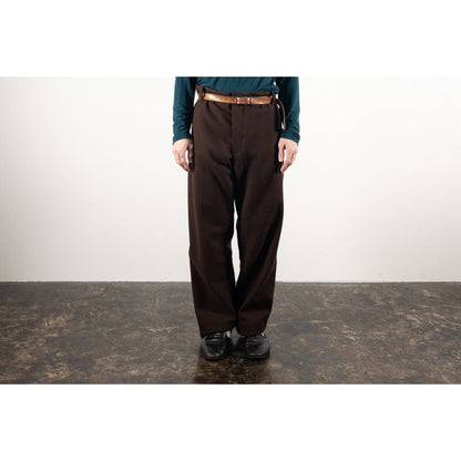 1960-70s Italian Army Brown Wool Hospital Trousers, Dead Stock