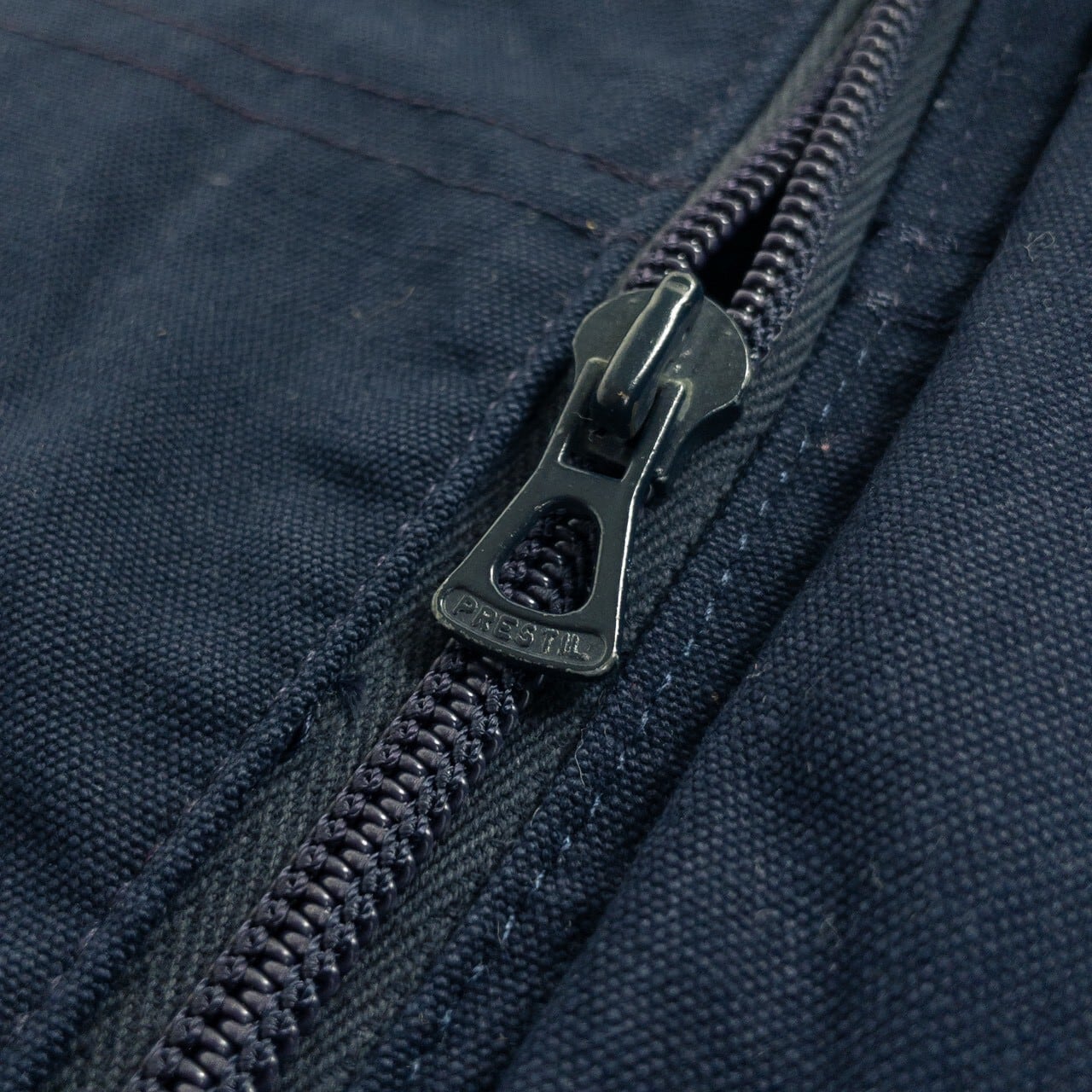 1970s "EIDER" French Blue Cotton Ski Jacket