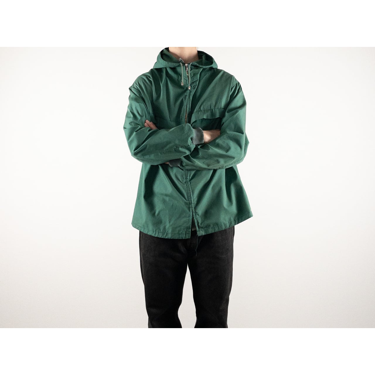 1980s Made in Europe Green Full Zip Parka